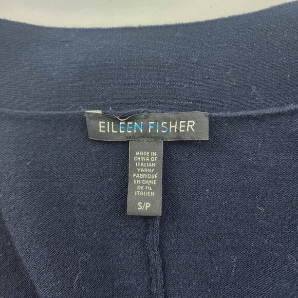 EILEEN FISHER Merino Wool Open Kimono Cardigan - Picture 3 of 4